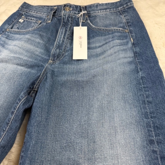 AG NWT Adriana Goldsmith Jeans Hattie Short High-Rise Bermuda Women's 29 - Picture 2 of 6